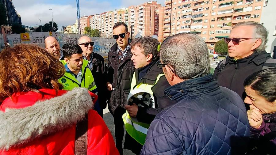 $!El recorrido de la San Antón, modificado por el hundimiento de la calle Unicef