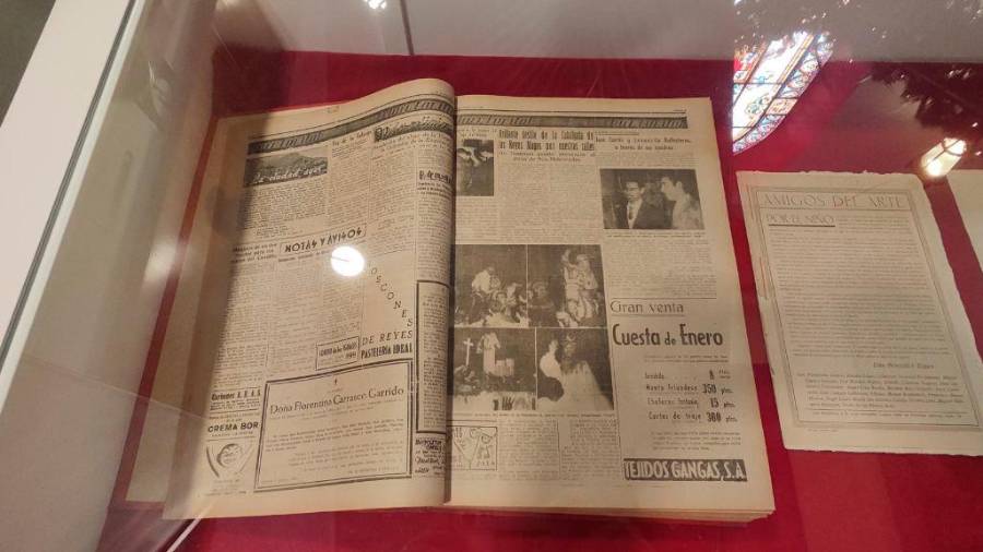 <i>Artículo “Brillante desfile de la Cabalgata de los Reyes Magos por nuestras calles. Un inmenso gentío presenció el paso de Sus Majestades”, publicado en Diario JAÉN el 9 de enero de 1958. / F. J. Marín / Diario JAÉN.</i>