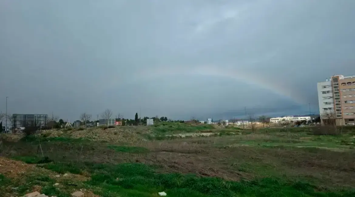 Arco iris sobre el Bulevar.