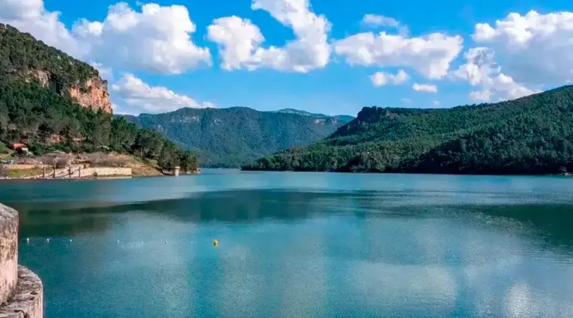 Pantano del Tranco de Beas en el pasado mes de marzo.