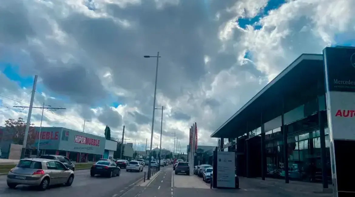 Día nublado en Jaén.