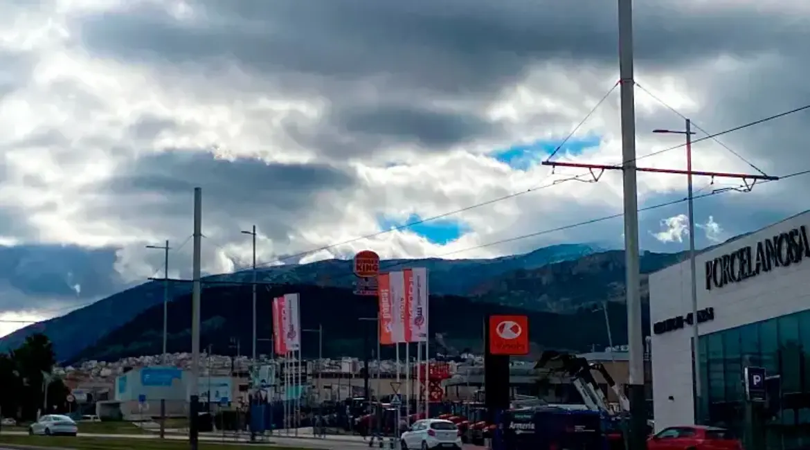 Imagen de archivo del cielo nuboso de Jaén. / Diario JAÉN.
