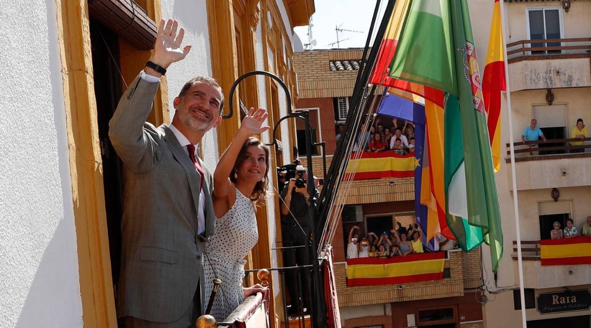 Visita oficial de los Reyes a Bailén para conmemorar el aniversario de la victoria en la guerra de la independencia en Bailén. Archivo.