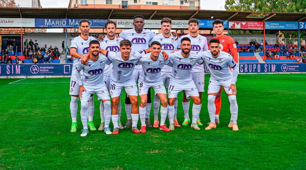 Alineación inicial del Real Jaén. / Miranda López / Real Jaén.