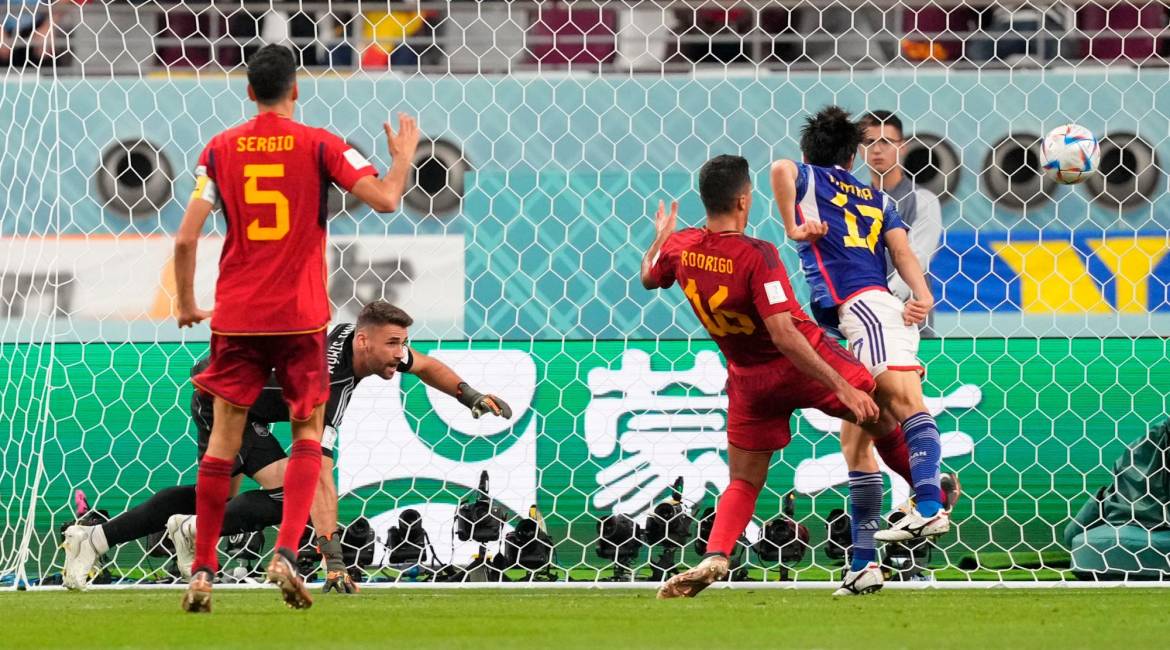 Tanaka marca el segundo gol de Japón. / Martin Ricket / PA Wire / DPA / Europa Press