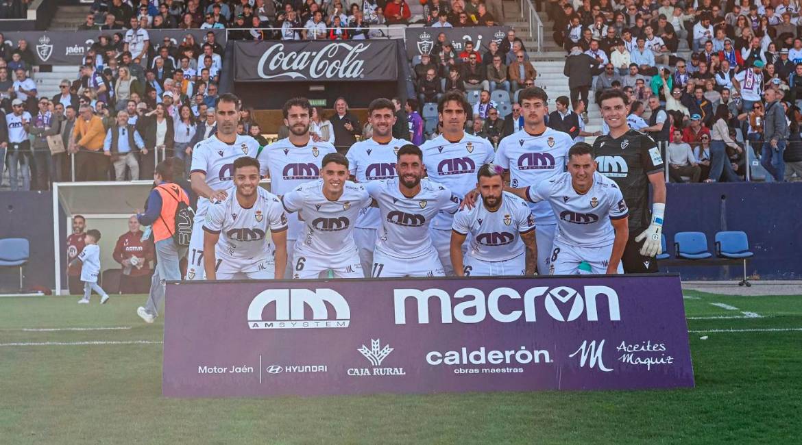 Once del Real Jaén ante el Xerez CD. 