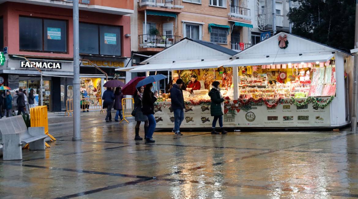 Imagen de archivo del Mercado Navideño de la Plaza de la Constitución. / Diario JAÉN.