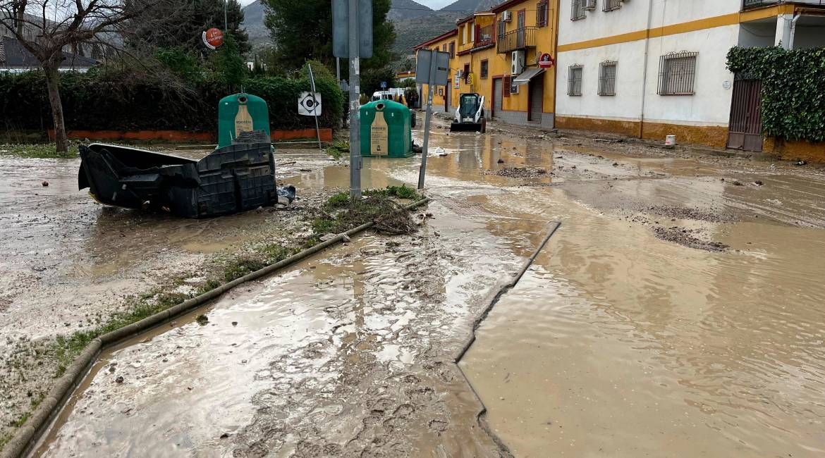 Puente de la Sierra, inundada. / Álvaro Guzguti / Diario JAÉN.