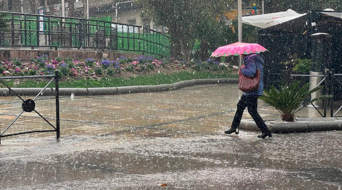 Día de lluvias intensas en Jaén. Archivo. / Jason Moyano / Diario JAÉN.