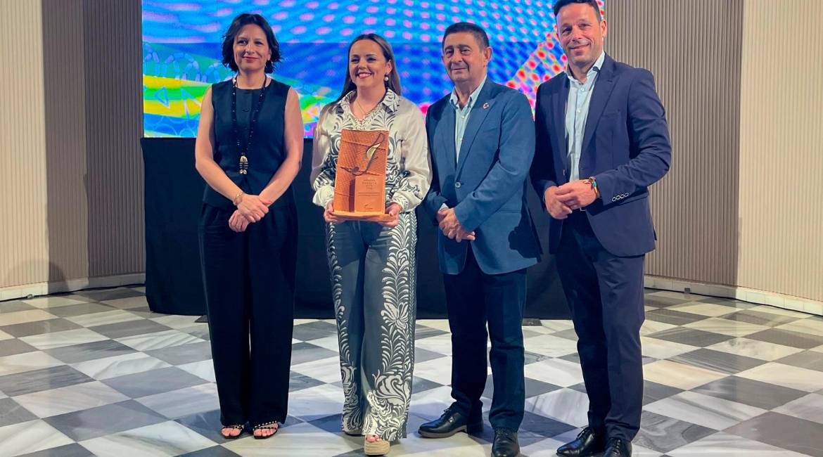 La marca linarense “La Despensa de Antequera” recoge su premio Degusta Jaén