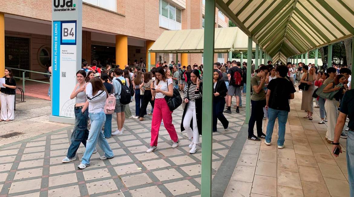 Primera jornada de la Prueba de Acceso a la Universidad en la UJA. / Pablo Espinosa Luna / Diario JAÉN. 