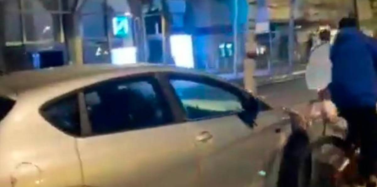 Un atropello a ciclistas en pleno centro de Madrid con el conductor a la fuga