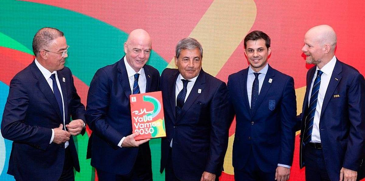 Es oficial: España, Portugal y Marruecos organizarán el Mundial de Fútbol  de 2030
