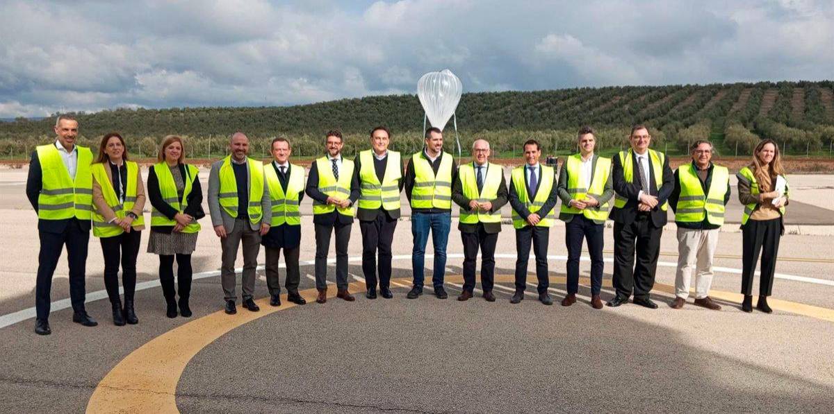 Lanzan con éxito en Villacarrillo globos estratosféricos para gestión del territorio Lanzan con éxito en Villacarrillo globos estratosféricos para gestión del territorio