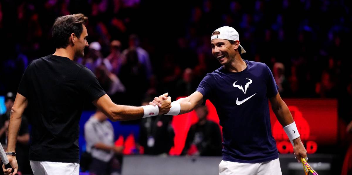 Roger Federer y Rafa Nadal formarán pareja en el dobles de la Copa Laver Roger Federer y Rafa Nadal formarán pareja en el dobles de la Copa Laver