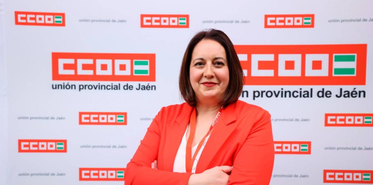 Silvia de la Torre, primera mujer que lidera CCOO en Jaén Silvia de la Torre, primera mujer que lidera CCOO en Jaén