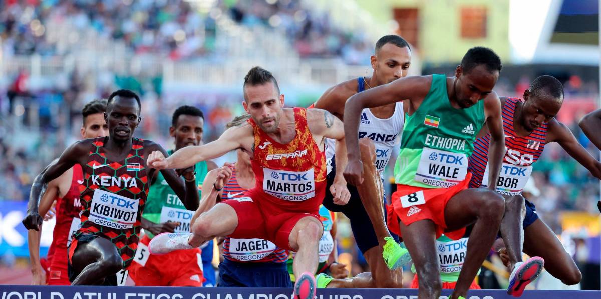 Sebas Martos da la cara ante la élite del 3.000 obstáculos y acaba decimocuarto en la final del Mundial Sebas Martos da la cara ante la élite del 3.000 obstáculos y acaba decimocuarto en la final del Mundial