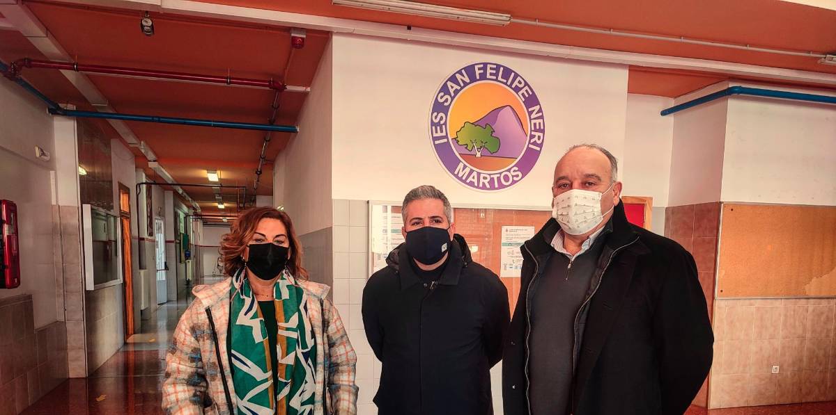 Educación destina 490.000 euros a la ampliación de espacios en el IES San Felipe Neri de Martos Educación destina 490.000 euros a la ampliación de espacios en el IES San Felipe Neri de Martos