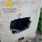 Instalación detectada por la Guardia Civil. 