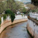 El río Beas a su paso por Beas de Segura.