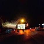 Carretera cortada. / Ayuntamiento de Torreblascopedro.