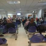 Usuarios en el servicio de Urgencias del antiguo Hospital Princesa de España de Jaén en una imagen de archivo. 