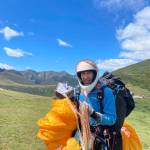 Antonio Lope Morales González en el Club de Parapente de Pegalajar.