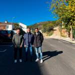 Visita a las obras de la Diputación de Jaén en el tramo urbano de la antigua carretera JV-7005. / Diputación de Jaén.