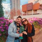 Alberto Lorite junto a Melody. 