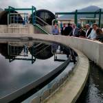 La delegada de Agricultura, Soledad Aranda, visita la EDAR de Jamilena. / Junta de Andalucía.
