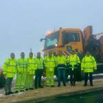 Dispositivo de trabajadores que han hecho frente al temporal. / Junta de Andalucía.