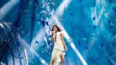 EUROVISIÓN. Melani durante su actuación en Eurovisión.