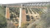 VÍA VERDE. Uno de los puentes que conectaban por ferrocarril Martos con Cabra.