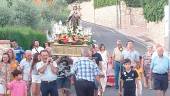 PROCESIÓN. La imagen de la Virgen del Carmen, durante el recorrido por el barrio de Valdeastillas.