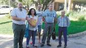 ENCUENTRO. José Luis Cano, con los miembros de USTEA con los que se reunió ayer. 