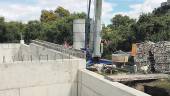 PROGRESO. Estado de las obras para mejorar el abastecimiento de agua en el poblado del Santuario.