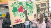 EDUCACIÓN . Menores participantes en la Marcha por la Paz organizada por el IES “Francisco de los Cobos”.