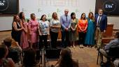Representantes institucionales, de la Fundación Caja Rural de Jaén y de las entidades, en la puesta de largo de DIS+.