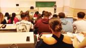 Alumnos durante una clase en la Universidad de Jaén.