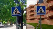 Imágenes de las nuevas señales instaladas. / Ayuntamiento de Jaén. 