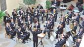 CONCIERTO. La Banda Municipal, durante un recital en el Palacio de la Cultura, en una imagen de archivo.