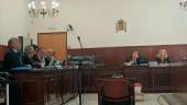 Imagen de la primera sesión del juicio por el atropello mortal de la cámara de televisión onubense en Marmolejo. / Europa Press.