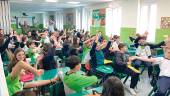 Los alumnos participan en la charla. / Pablo Espinosa Luna / Diario JAÉN. 