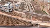 UBICACIÓN. Abajo, vista aérea del “Nuevo Jaén”, donde se construirá el puerto seco, cerca de la rotonda de la hormiga.