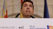 El president de la Generalitat, Carlos Mazón, en una comparecencia en Les Corts. / Rober Solsona / Europa Press. 