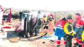 ACCIDENTE. Fotografía de archivo de otra salida de la vía en el termino municipal.