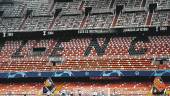 DERROTA. El Valencia no pudo remontar en un estadio que estaba vacío.