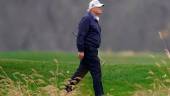 GOLF. El todavía presidente de Estados Unidos, Donald Trump. 