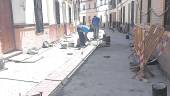 OBRAS. Una de las calles de la ciudad, donde se acomente los trabajos de remodelación integral.-
