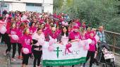 MARCHA. Vecinos del municipio de Valdepeñas marchan contra el cáncer.